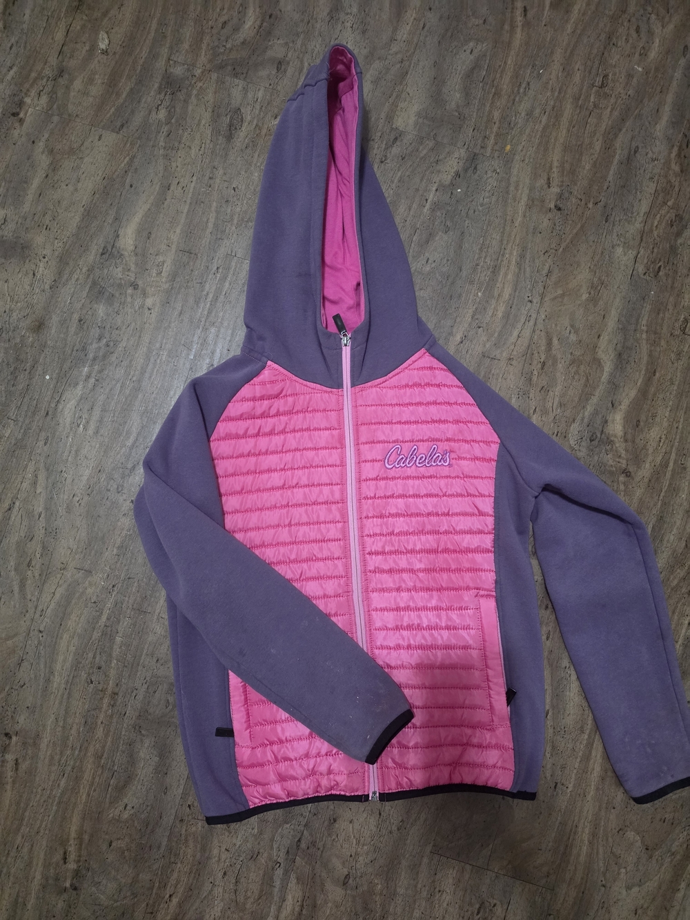 Cabela's Girls' Pink & Purple Hooded Jacket